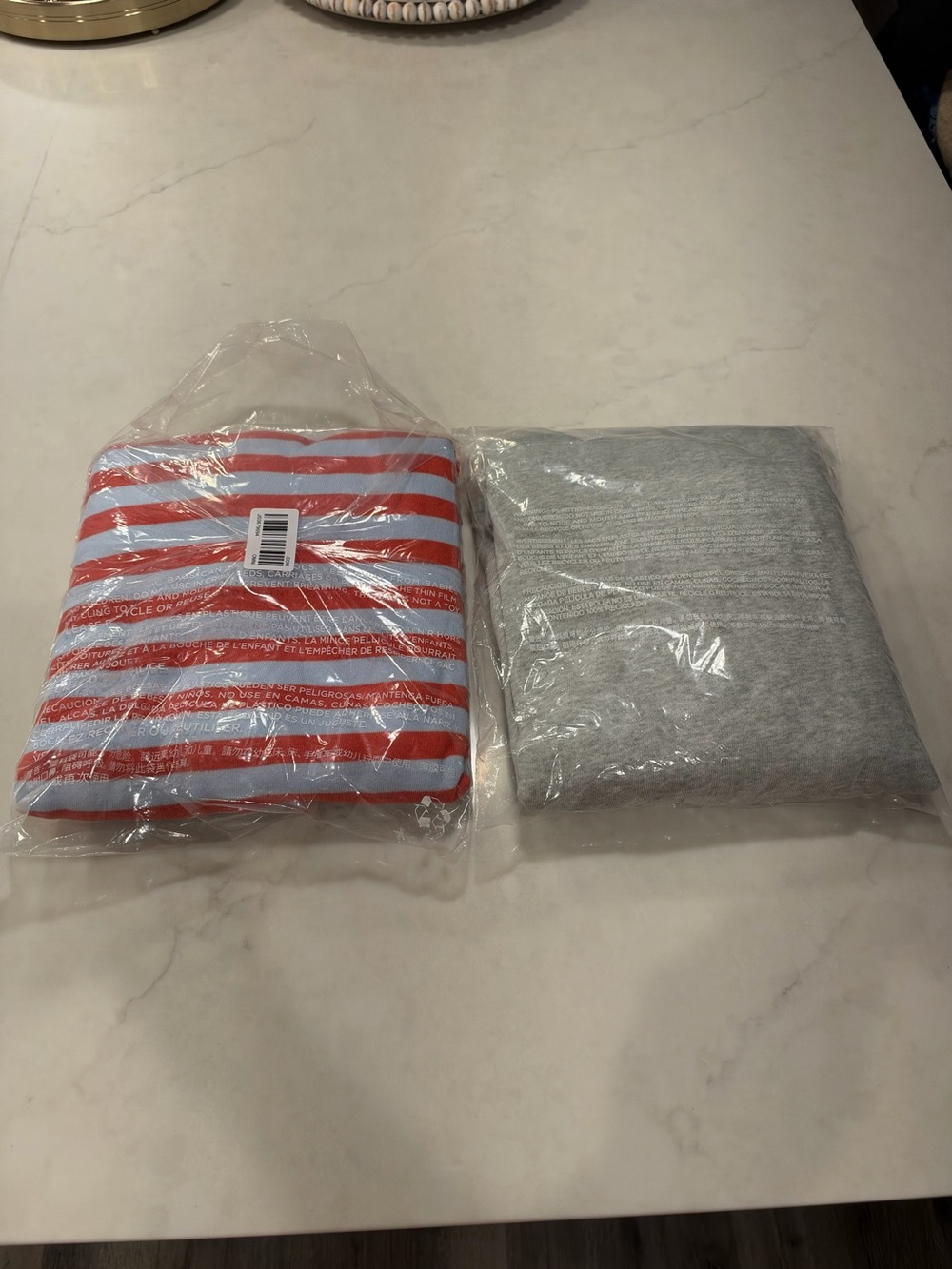 aerie Women's Striped Red & Blue Sweatshirt and Heather Gray Crew size XS & S - Picture 4 of 4